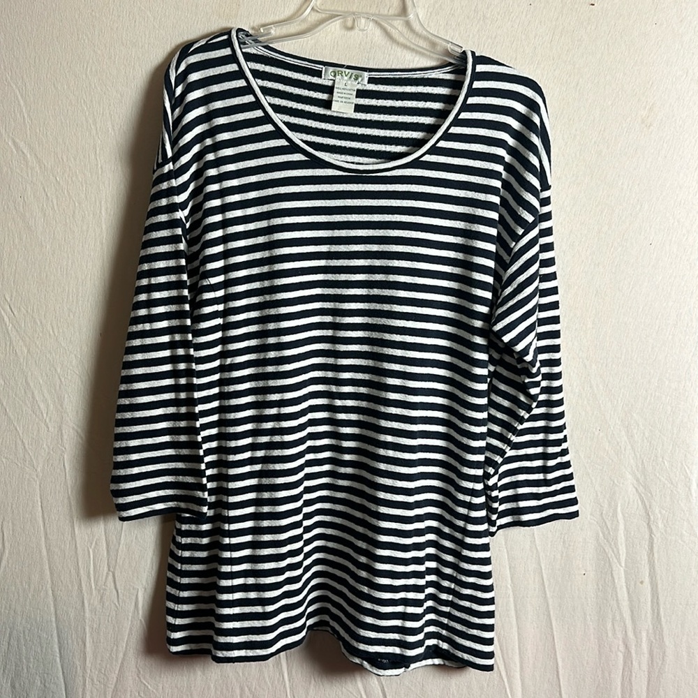 Orvis shirt, size large, hundred percent cotton